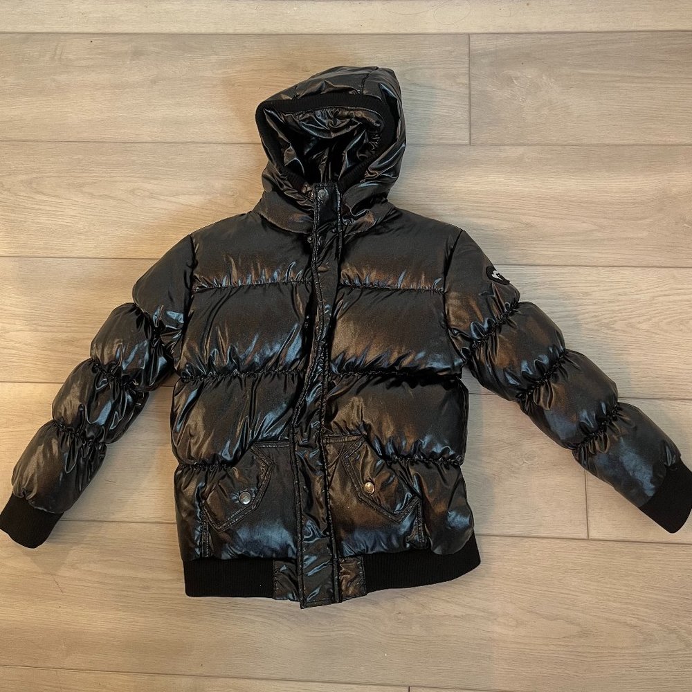 Appaman Girls Black Size 8 Puffy Winter Coat